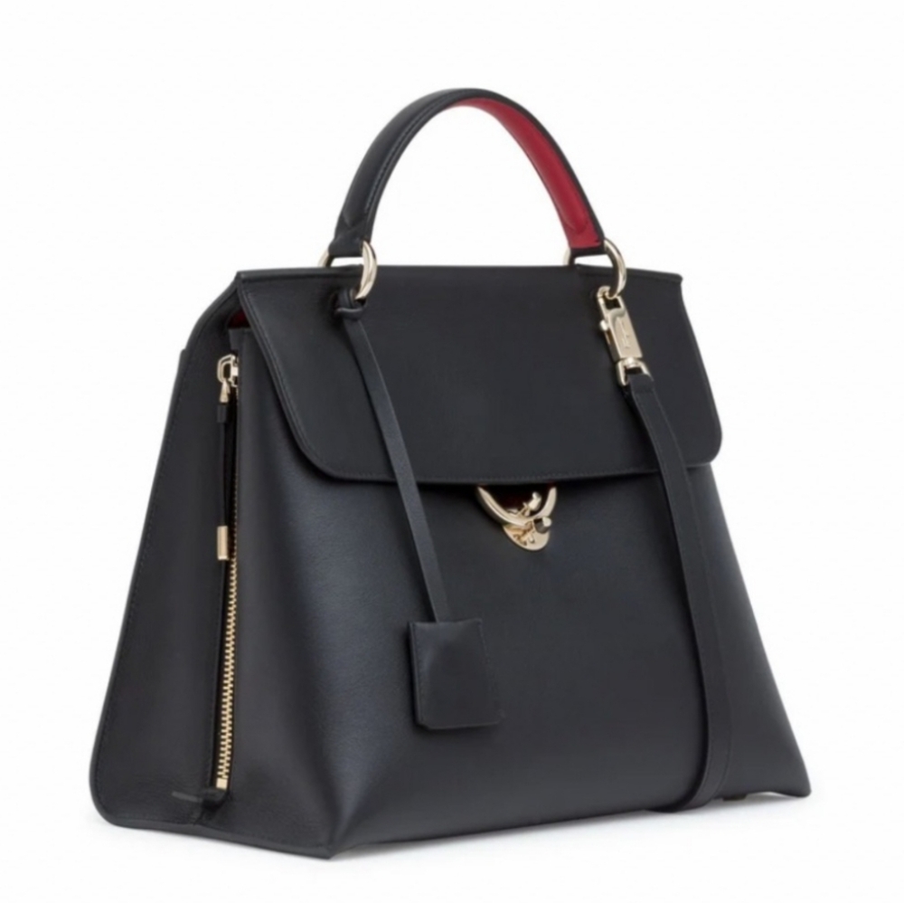 Salvatore Ferragamo Jet Set Gancini Leather Mini Shoulder Bag